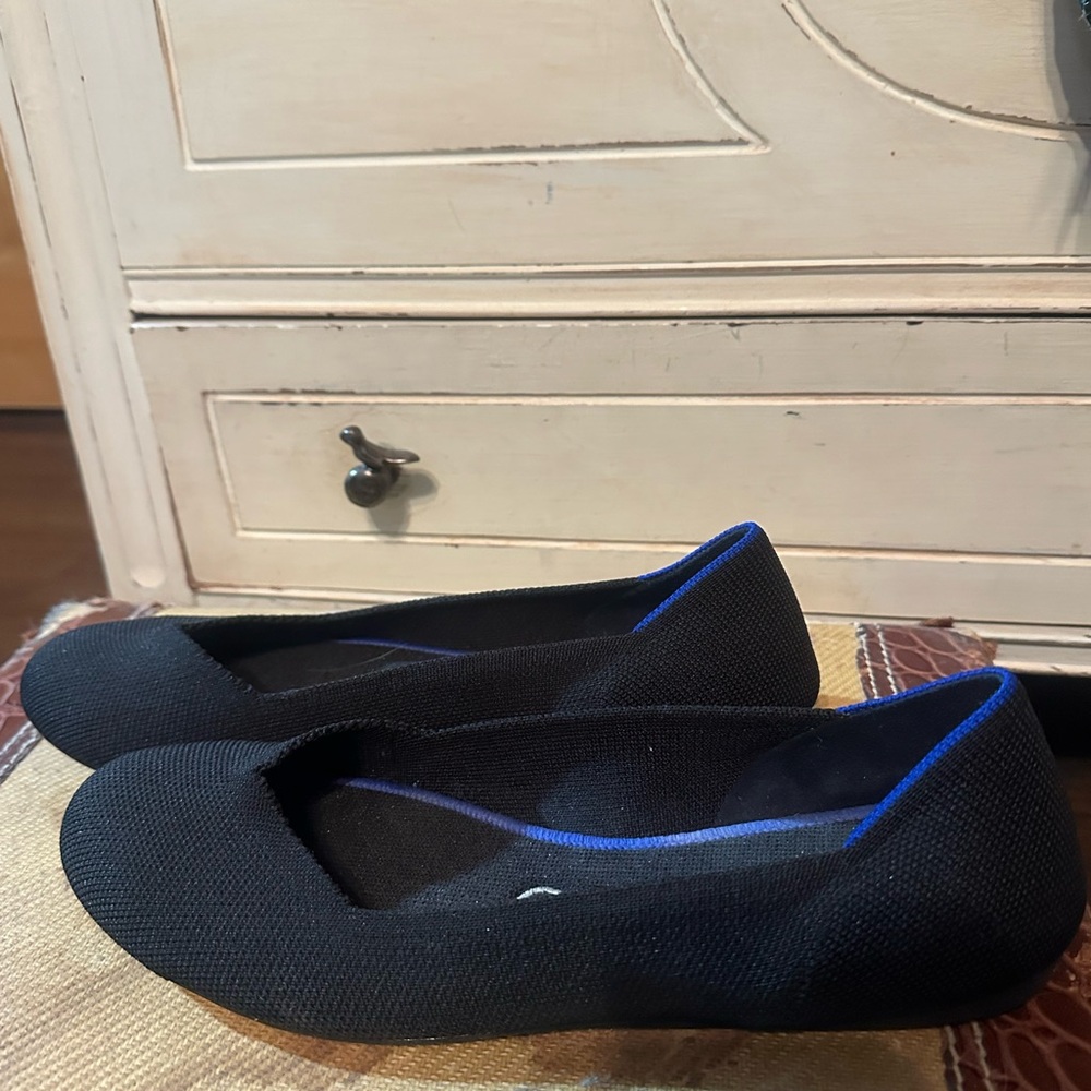 Rothy's Black and Blue Women's Flats - Picture 3 of 6